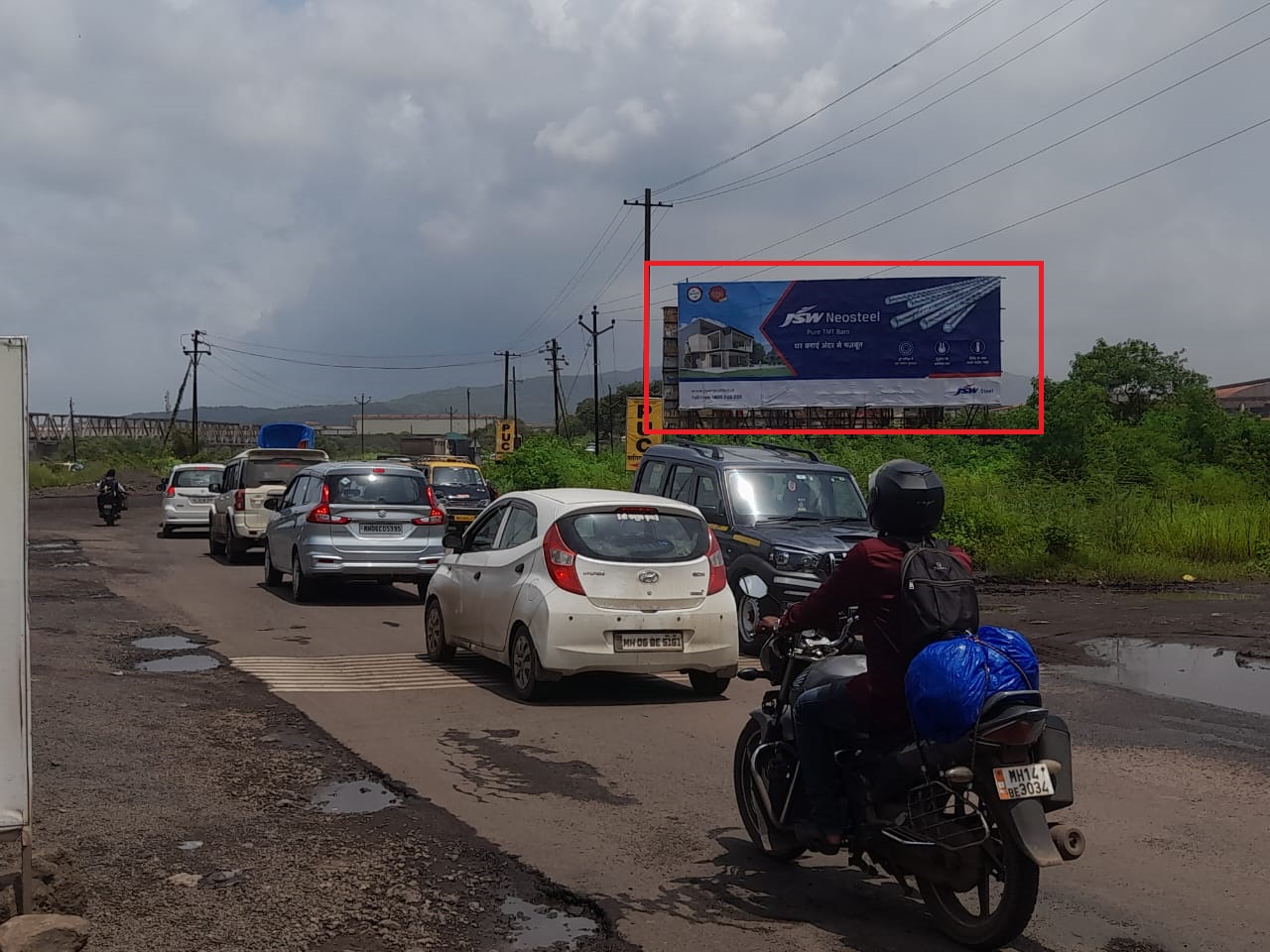 Poynad  ISPAT hoarding